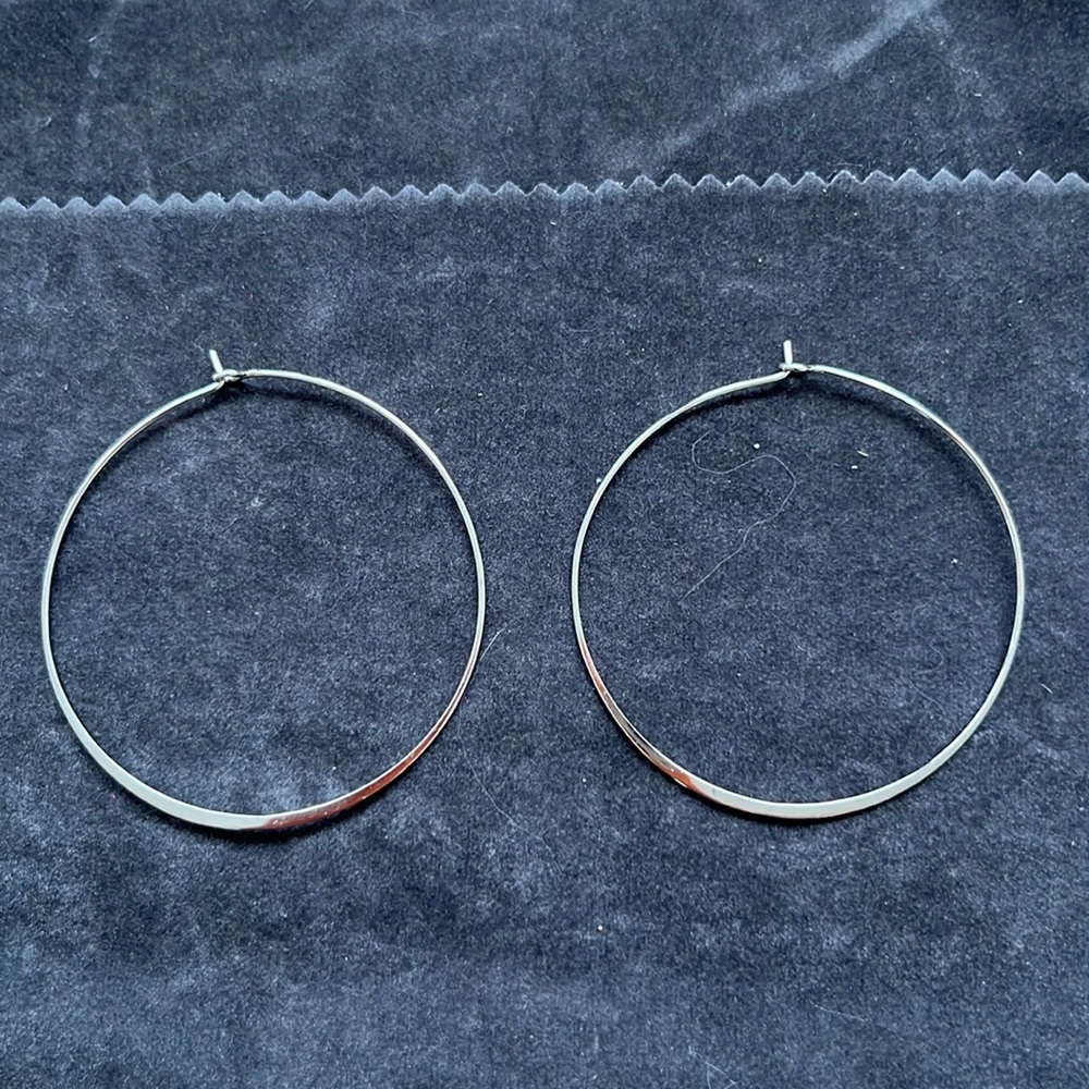 Jules Smith Suki Hoops Silver
